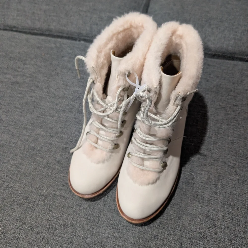 Kork-Ease Women’s Winslet Hiker Ankle Boot In Cream